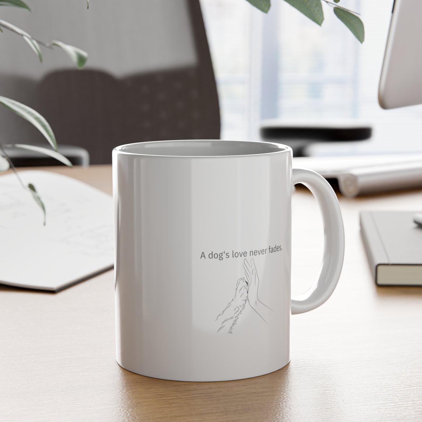 White Ceramic Mug, 11oz