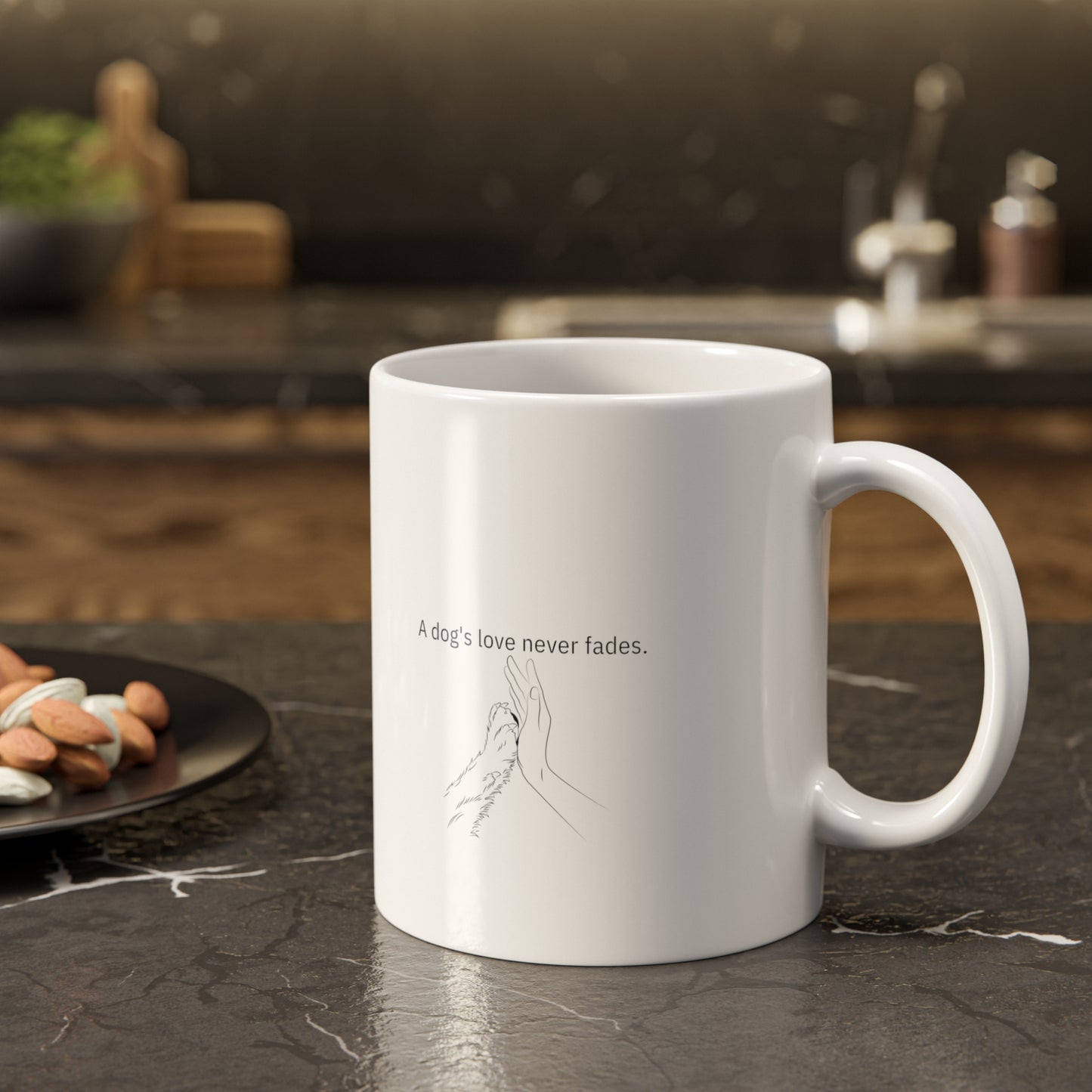 White Ceramic Mug, 11oz