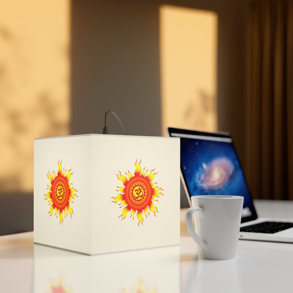 Suryaom Printed Light Cube Lamp