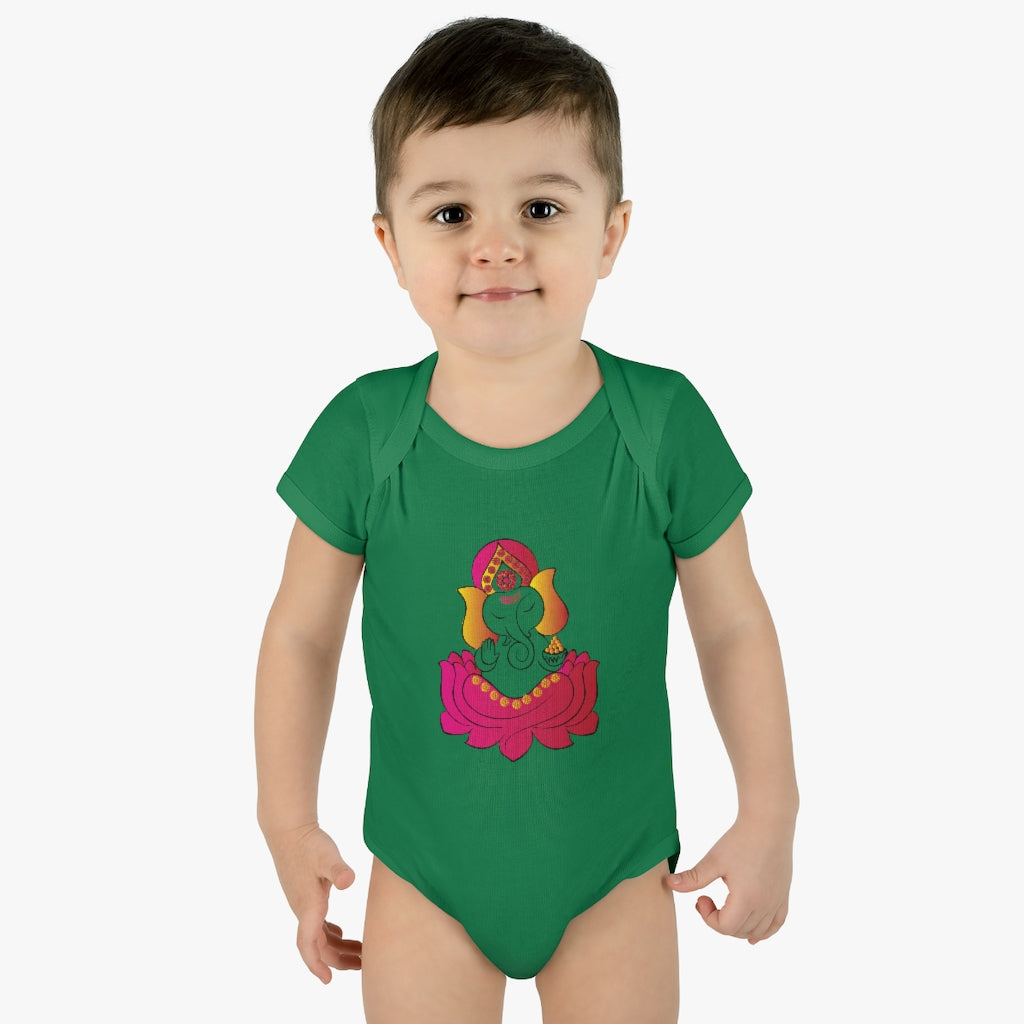 Baby Ganesha Baby Rib Bodysuit