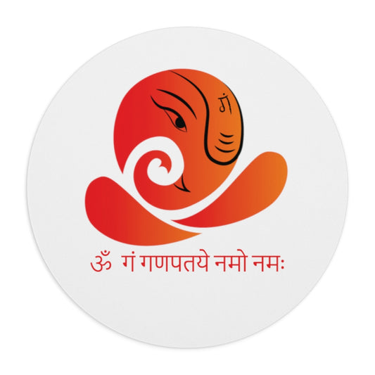 Ganesha Mantra Printed Mouse Pad