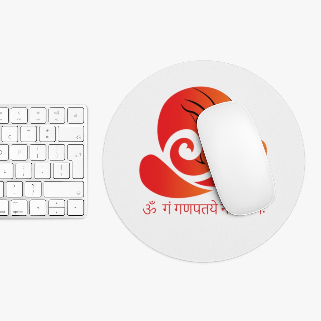 Ganesha Mantra Printed Mouse Pad