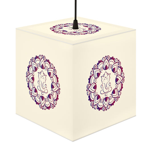 Ganeshae Printed Light Cube Lamp