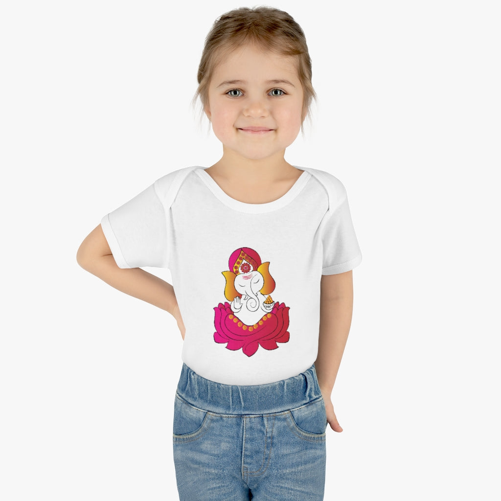 Baby Ganesha Baby Rib Bodysuit