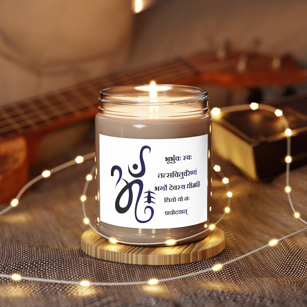 Gayatri Mantra Scented Candle