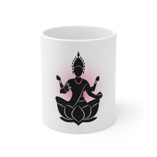 Lotus Goddess Printed Coffee Mug