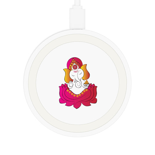 Baby Ganesha Printed Wireless Charging Pad