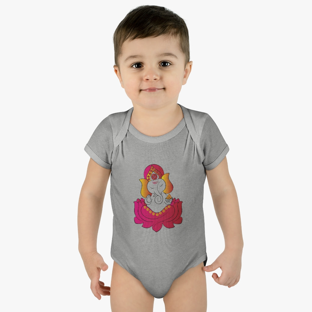 Baby Ganesha Baby Rib Bodysuit